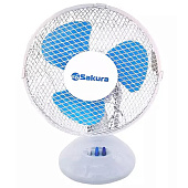 Вентилятор настольный SA-13B бело-голубой 1шт./кор. Вентилятор настольный SA-13B бело-голубой 1шт./кор.