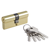  Цилиндр ключ/ключ МЦ-ECO-STD-Z-Л-70 (35-35) (латунь/золото) Нора-М 