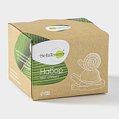 Набор для специй на подставке BellaTenero «Черепаха и улитка», 2 предмета, белый 9213655 Набор для специй на подставке BellaTenero «Черепаха и улитка», 2 предмета, белый 9213655