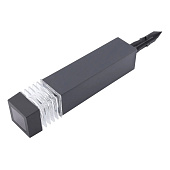  Фонарь садовый 39.5х6см LED на ножке, солнечная батарея, холодный белый арт.MASP8242 