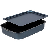 Противень "Экономика Сатин" 230х300х61мм мет/кр Синий 63302 Противень "Экономика Сатин" 230х300х61мм мет/кр Синий 63302