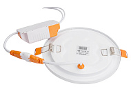 Светильник точечный встраиваемый LED DL 12Вт 6500К круг белый (d168х10) /Smartbuy Светильник точечный встраиваемый LED DL 12Вт 6500К круг белый (d168х10) /Smartbuy