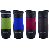 Термокружка 380мл из нержавеющей стали с TPR-вставкой и ремешком 2069A Термокружка 380мл из нержавеющей стали с TPR-вставкой и ремешком 2069A