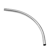 Дуга 1/4 (370х370) для трубы 25мм, хром "Element" Дуга 1/4 (370х370) для трубы 25мм, хром "Element"