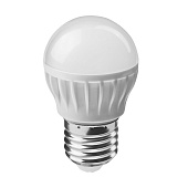 Лампа LED 6Вт Е27, шар, 2700К теплый ОНЛАЙТ Лампа LED 6Вт Е27, шар, 2700К теплый ОНЛАЙТ