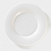 Тарелка фарфоровая обеденная Magistro Argos, d=20,6 см, белый 7462758 Тарелка фарфоровая обеденная Magistro Argos, d=20,6 см, белый 7462758