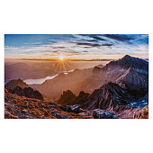  Картина на холсте "Рассвет в горах" 60х100 см 6478498 