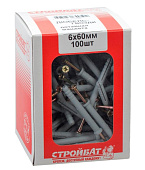 Дюбель-гвоздь 6х60 пот (100 шт) Дюбель-гвоздь 6х60 пот (100 шт)