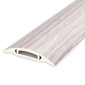  Порог пластик 42ммх0,9м с монт.каналом №215 Дуб снежный/Идеал 