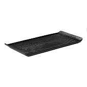 Блюдо для подачи Magistro Black style, фарфор, чёрное 10630439 Блюдо для подачи Magistro Black style, фарфор, чёрное 10630439