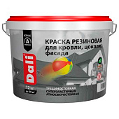 "DALI" краска резиновая для кровли, цоколя, фасада, база А - 12 кг "DALI" краска резиновая для кровли, цоколя, фасада, база А - 12 кг