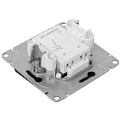 Выключатель встраиваемый 2 клавиши, цвет черный, EKF Эпика Выключатель встраиваемый 2 клавиши, цвет черный, EKF Эпика