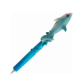  Ручка шариковая фигурная Brauberg "Морские жители", синяя, 4 дизайна, 0,5 мм, дисплей, 142754 