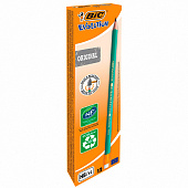  Карандаш чернографитный BIC, Evolution, HB, с резинкой, пластик, 8803323 