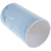 Стакан для зубных щеток Marble пластик 106213 Delphinium