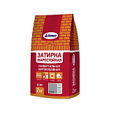  Затирка жаростойкая широкошовная серая (2кг) /Диола 
