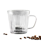 Кружка с двойными стенками SATOSHI , 350мл, стекло 806-937 Кружка с двойными стенками SATOSHI , 350мл, стекло 806-937