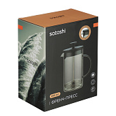  Френч-пресс 600мл SATOSHI Графит, жаропрочное стекло 850-259 