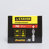 Биты PH2 25мм(10шт)/STAYER Биты PH2 25мм(10шт)/STAYER