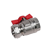 Кран шар баб 20х3/4 ВР под м/п трубу Кран шар баб 20х3/4 ВР под м/п трубу