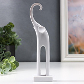 Сувенир Белый слон с длинными ногами, полистоун, 17,7х4,4х2,8 см, 5449204 Сувенир Белый слон с длинными ногами, полистоун, 17,7х4,4х2,8 см, 5449204