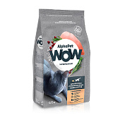 Сухой корм для стерилизованных кошек AlphaPet WOW Superpremium, 750 г, цыпленок, 110002