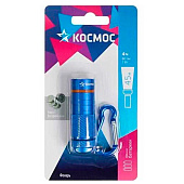  Фонарь брелок LED 1Вт 4xLR44  КОСМОС KOC205B 