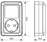 Блок Универсал Олимп верт. 1кл+роз с/з О0038 Блок Универсал Олимп верт. 1кл+роз с/з О0038