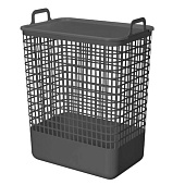 Корзина для белья Kobo, 35л, 380х262х500мм, серый, 113509