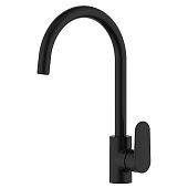  Смеситель для кухни Ника черный матовый AQ1882MB Aquatek 