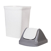  Контейнер для мусора СВИНГ 50,0л Мраморный (3) М2464 