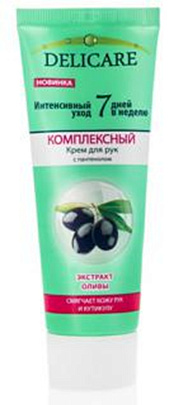 "Delicare" крем д/рук 75мл. (Комплексный) "Delicare" крем д/рук 75мл. (Комплексный)