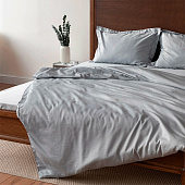 Комплект постельного белья Mariya DeLuxe Семейный (150х215М(2)+240х260+50х70(2) Сем Серый Комплект постельного белья Mariya DeLuxe Семейный (150х215М(2)+240х260+50х70(2) Сем Серый