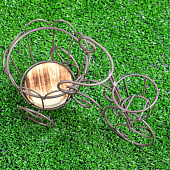 Кашпо-велосипед 20х10х13см . темный 7963890 Кашпо-велосипед 20х10х13см . темный 7963890