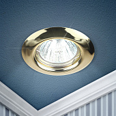 Светильник точечный встариваемый MR16 ST3 15Вт круг сатин/никель (d106/монтажн d90) /ЭРА Светильник точечный встариваемый MR16 ST3 15Вт круг сатин/никель (d106/монтажн d90) /ЭРА