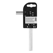 Ключ имбусовый HEX, 12мм, 45x, закаленный, никель// Сибртех Ключ имбусовый HEX, 12мм, 45x, закаленный, никель// Сибртех