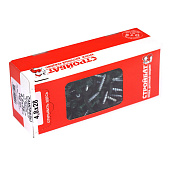 Саморезы кровельные 4,8х28мм, 150шт, RAL 6005 зеленый мох Саморезы кровельные 4,8х28мм, 150шт, RAL 6005 зеленый мох