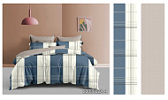  Комплект постельного белья Luxor,  двуспальный с европростыней, поплин, 2009032-4 A/B 