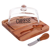 Сырница деревянная "SHEF" 18,5х18х9,5см 312-1756 Сырница деревянная "SHEF" 18,5х18х9,5см 312-1756