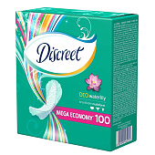 Ежедневные гигиенические прокладки Дискрит Deo Water Lily Multiform 100шт Ежедневные гигиенические прокладки Дискрит Deo Water Lily Multiform 100шт