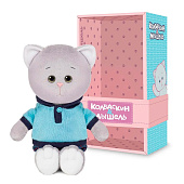 Мягкая игрушка Колбаскин&Мышель, Колбаскин в голубом поло и штанишках, 20 см Мягкая игрушка Колбаскин&Мышель, Колбаскин в голубом поло и штанишках, 20 см