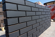  Кирпич керамический черный матовый Black Premium Matte 1НФ 250х120х65мм [М150-200] /Красная гвардия 