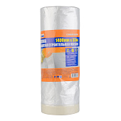 Пленка укрывная с малярной лентой 1.4мх33м (30) Пленка укрывная с малярной лентой 1.4мх33м (30)