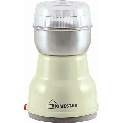 Кофемолка HOMESTAR HS-2001 зеленый, бежевый Кофемолка HOMESTAR HS-2001 зеленый, бежевый