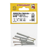 Дюбель-гвоздь 6х40 пот (5 шт) Дюбель-гвоздь 6х40 пот (5 шт)