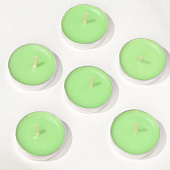  Набор свечей чайных ароматических, 6 шт, яблоко 474809 