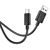 Кабель USB - Type-C 1м 3А HOCO X88 Черный Кабель USB - Type-C 1м 3А HOCO X88 Черный
