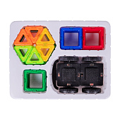 Магнитный конструктор BIG MAGNETIC BLOCKS-34, 34 детали, с колесной базой, BRAUBERG KIDS, 663845 Магнитный конструктор BIG MAGNETIC BLOCKS-34, 34 детали, с колесной базой, BRAUBERG KIDS, 663845