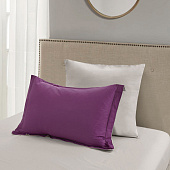  Комплект постельного белья 2 спальный сатин однотонный комбинир-й, SK020 