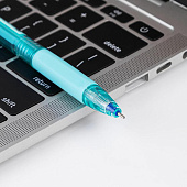  Ручка шариковая DELI X-tream, автоматическая, синяя, игольчатый стержень 0,7/0,4 
